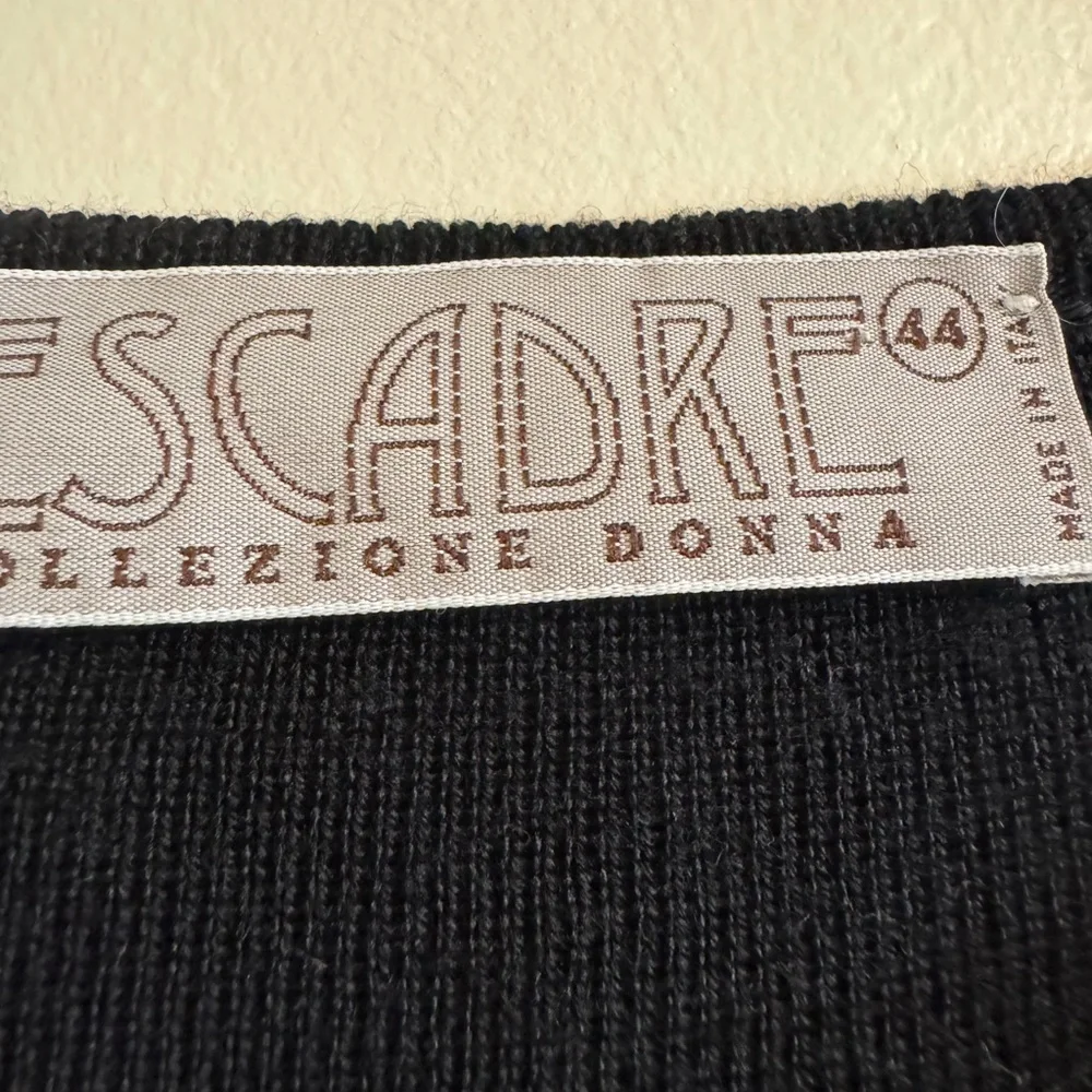 ESCADRE Women's Sweater Merino Wool Blend -Made In ITALY - Picture 8 of 10